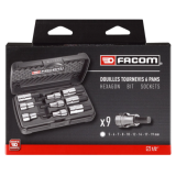Jeu de 9 douilles embout hexagonal Facom STM.J9APB