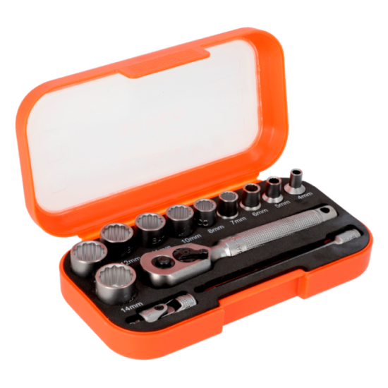 Jeu de douilles 12 pans Bahco S13MC10.5