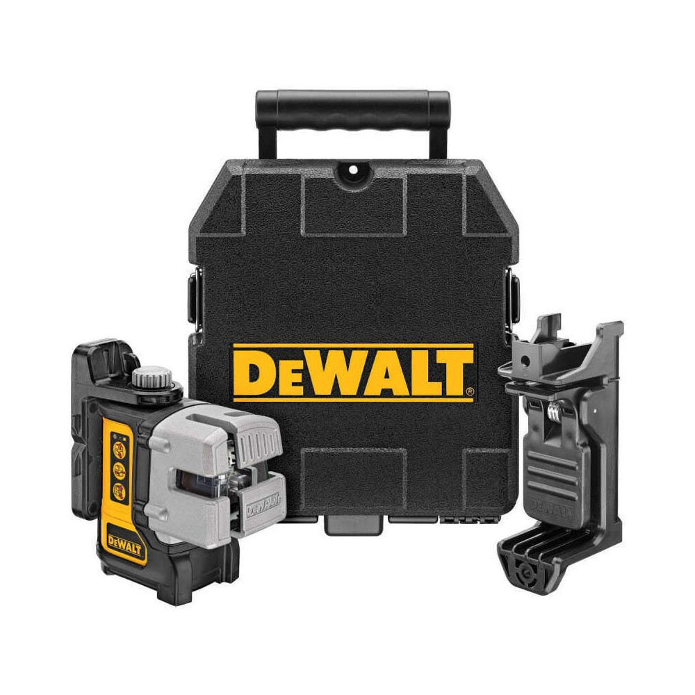 Niveau laser 3 lignes DeWalt DW089K rouge
