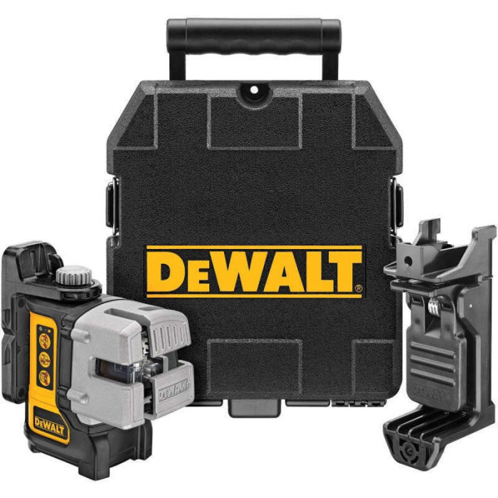 Niveau laser 3 lignes DeWalt DW089K rouge