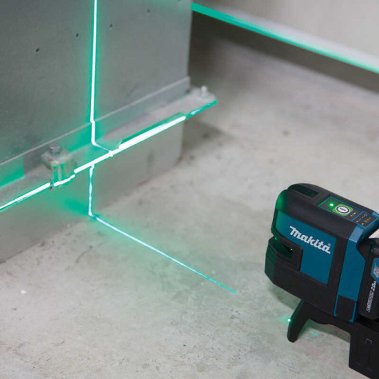 Laser lignes 4 points vert Makita SK106GDZ 12V