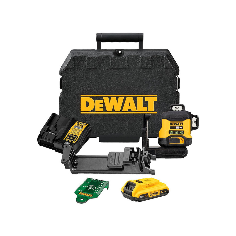 Laser 3 x 360° vert DeWalt DCLE34031D1-QW 18 V