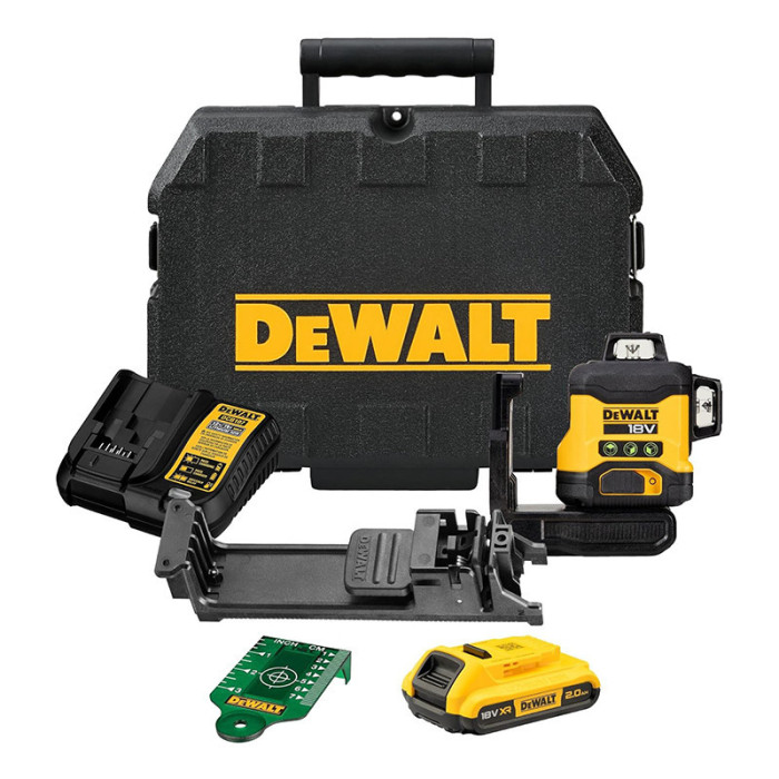 Laser 3 x 360° vert DeWalt DCLE34031D1-QW 18 V