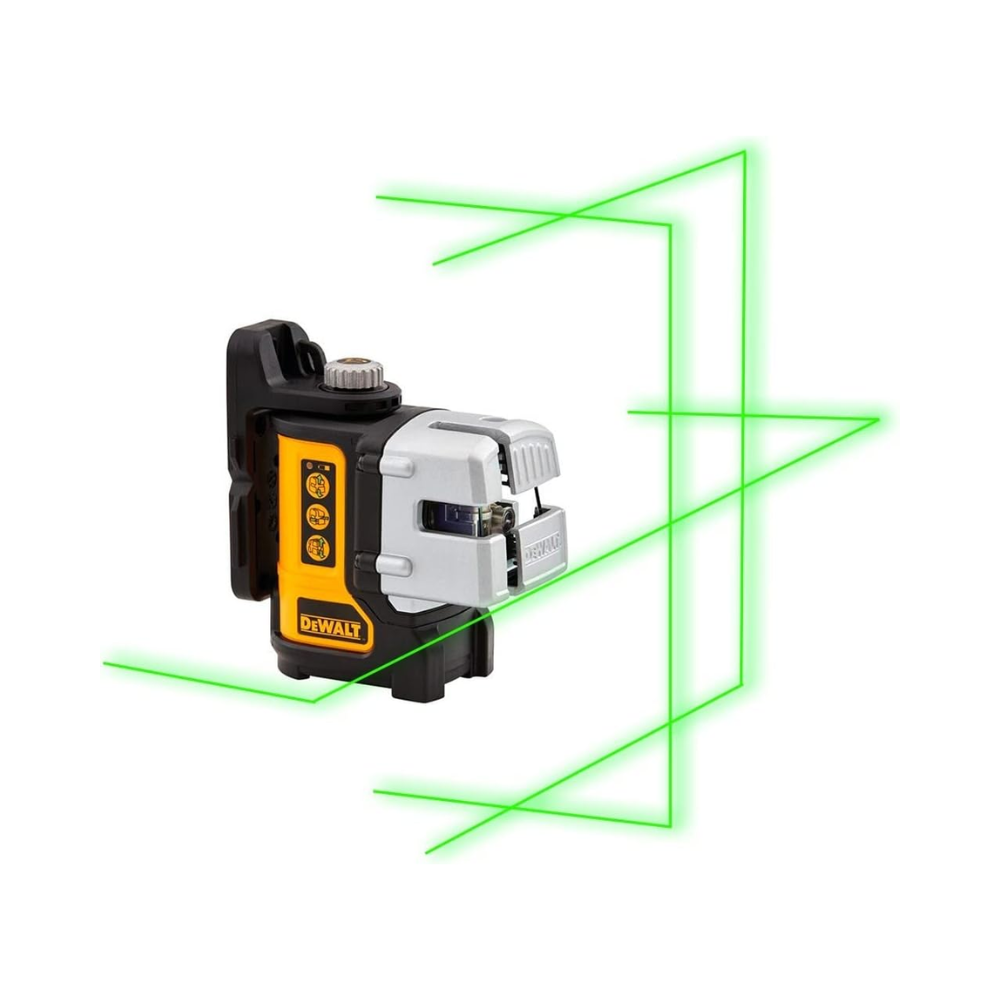 Niveau laser 3 lignes vert DeWalt DW089CG-XJ