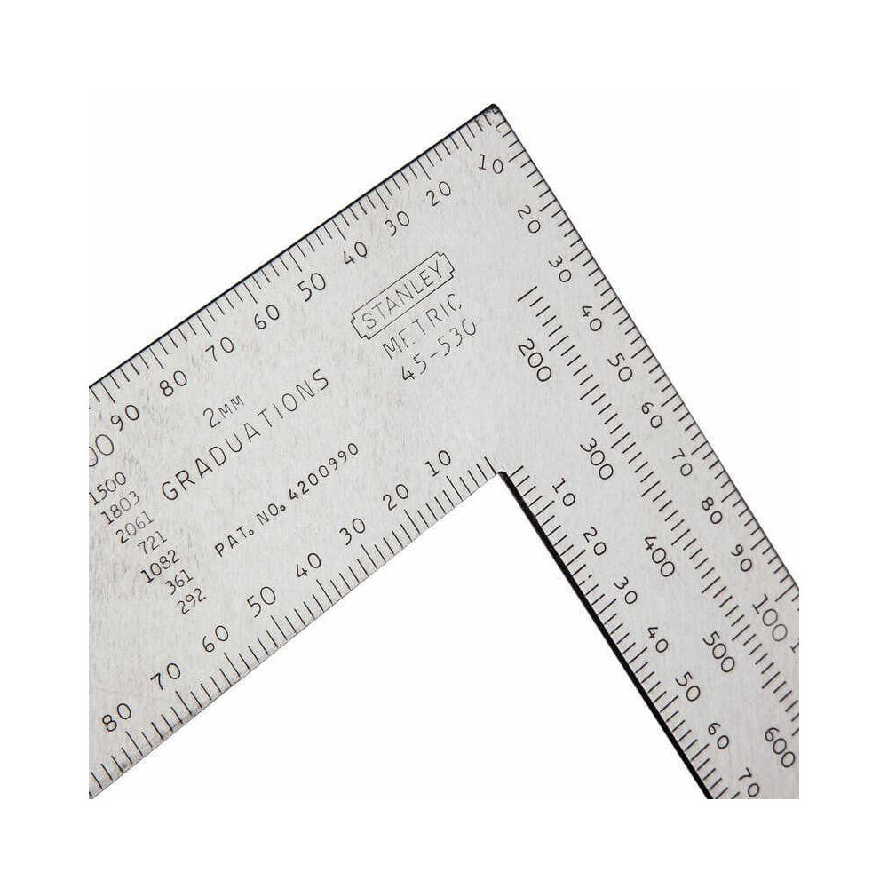 Équerre de charpentier 600 x 400 mm Stanley 1-45-530