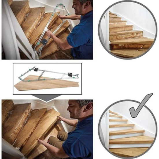 Gabarit marches d'escalier Wolfcraft 5210000