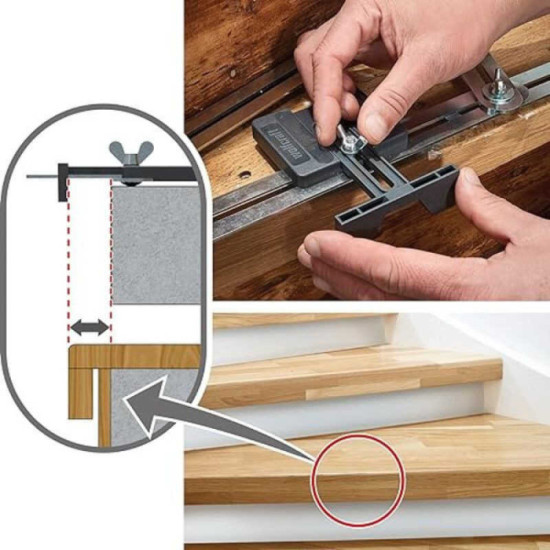 Gabarit marches d'escalier Wolfcraft 5210000