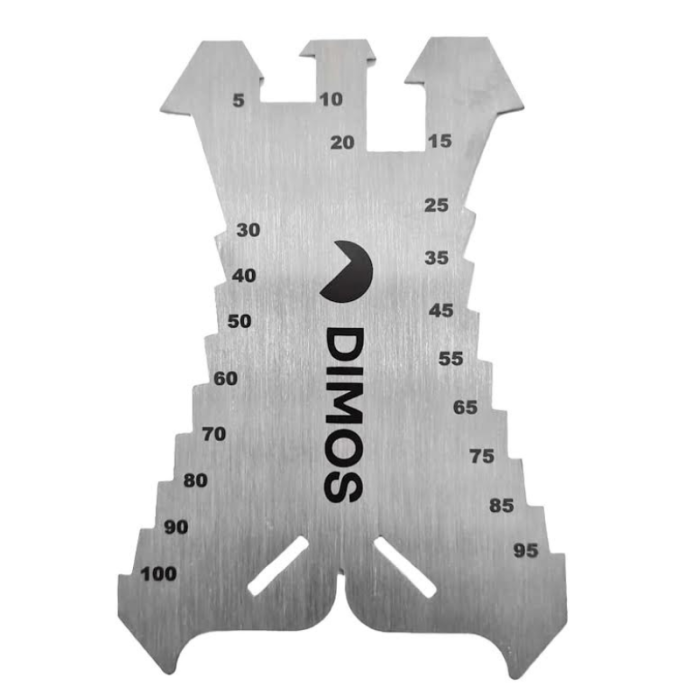 Tracette à zinc inox Dimos 155581 5 à 100 mm