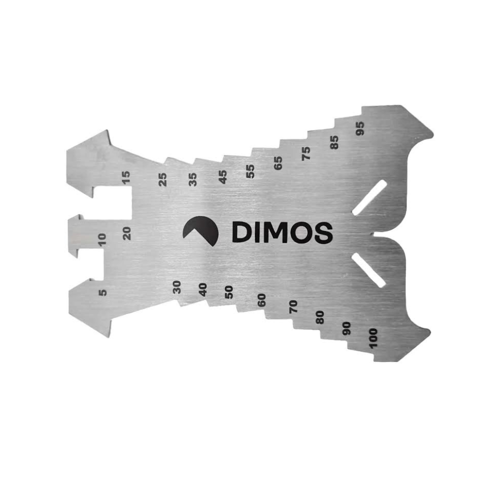 Tracette à zinc inox Dimos 155581 5 à 100 mm