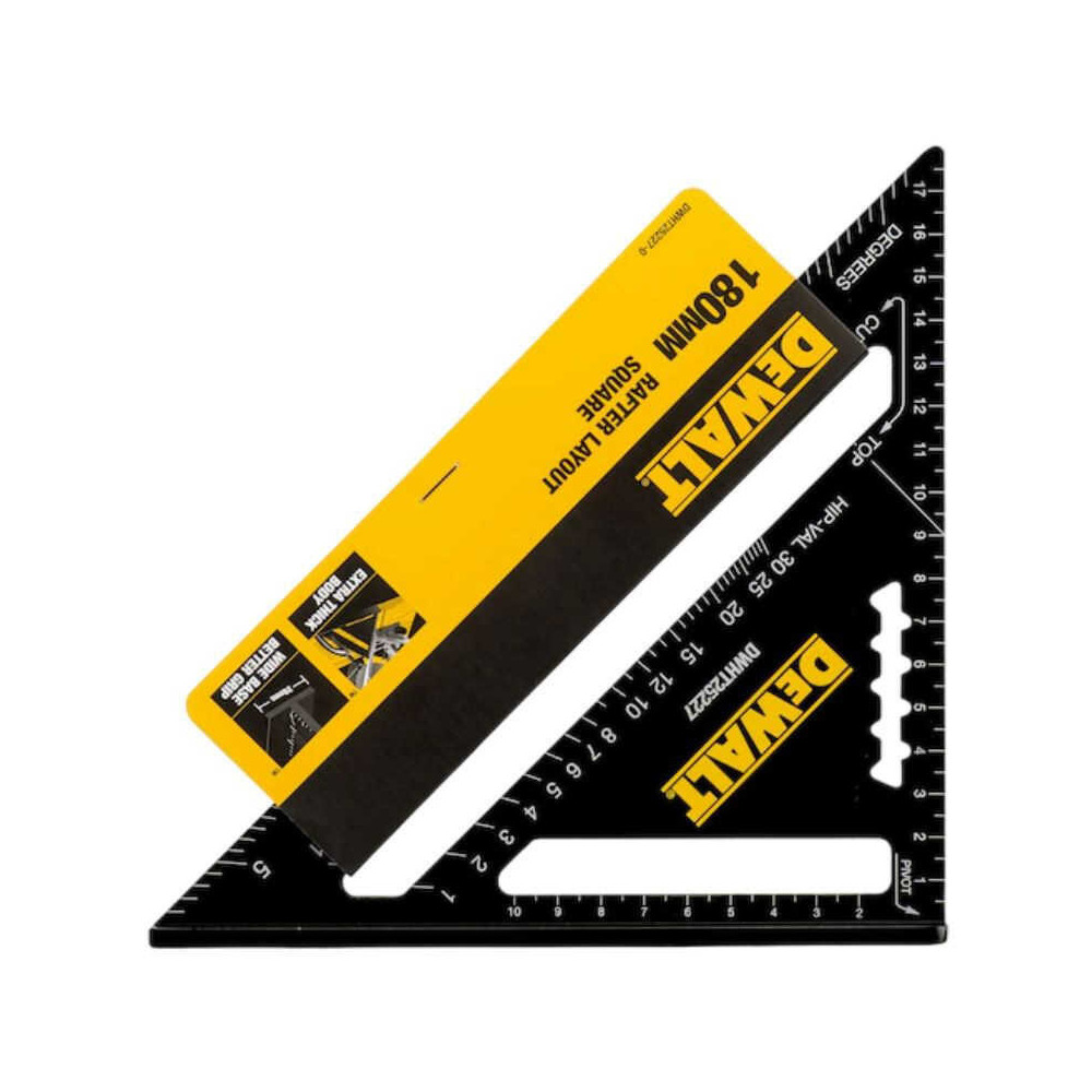 Équerre de charpentier DeWalt DWHT25227-0 180 mm
