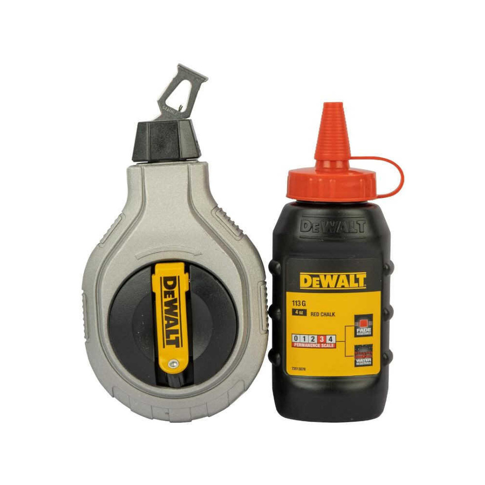 Cordeau traceur DeWalt DWHT47408-0 30 m craie rouge