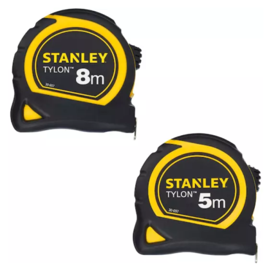 Lot de 2 mètres rubans 5 m et 8 m Stanley STHT0-74260