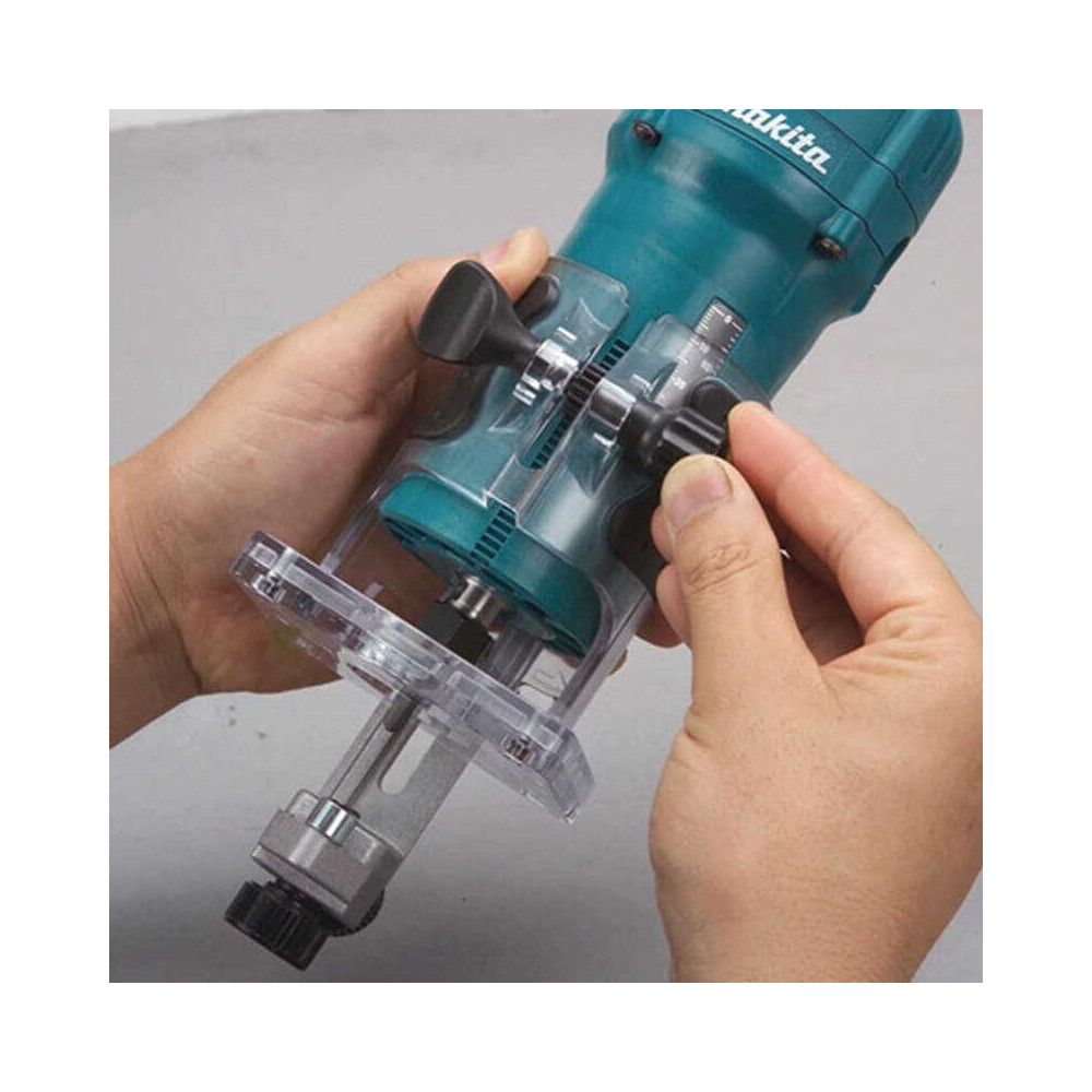Affleureuse filaire Makita 3710 530 W pince 6 mm