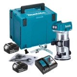 Affleureuse sans fil Makita DRT50RFJ 18V 3,0 Ah