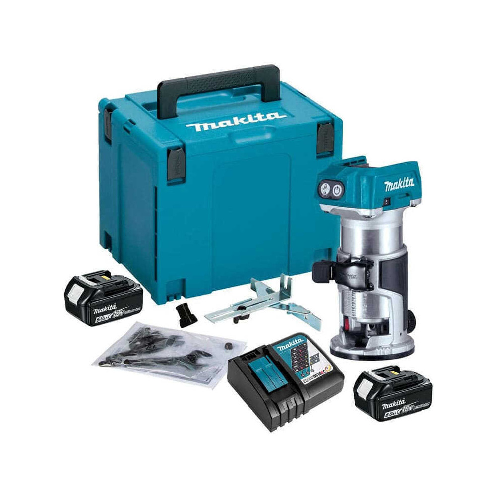 Affleureuse sans fil Makita DRT50RGJ 18V LXT