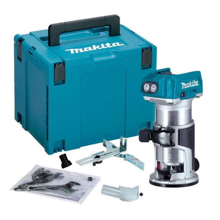 Affleureuse sans fil Makita DRT50ZJ machine nue