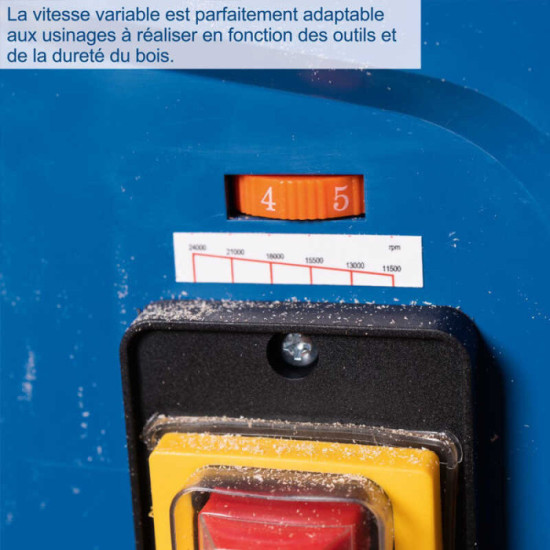 Fraiseuse sur table 1500 W Scheppach HF50 4902103924