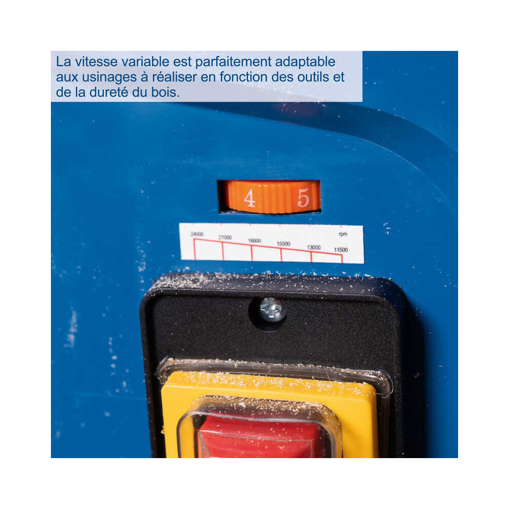 Fraiseuse sur table 1500 W Scheppach HF50 4902103924