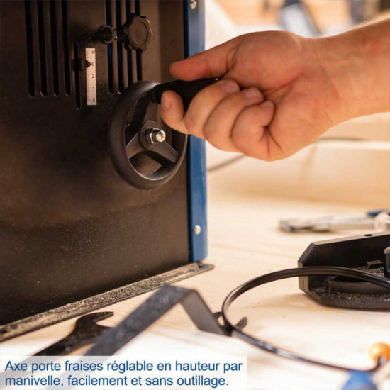 Fraiseuse sur table 1500 W Scheppach HF50 4902103924