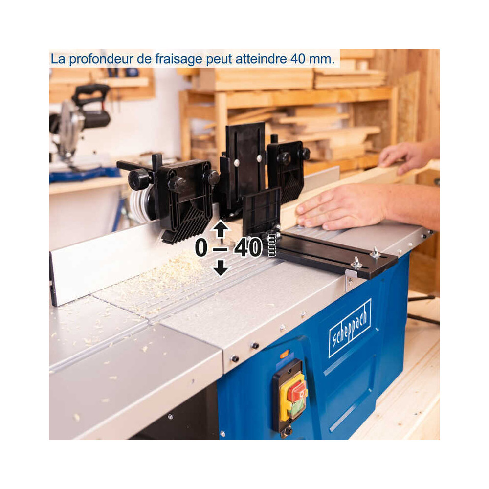Fraiseuse sur table 1500 W Scheppach HF50 4902103924