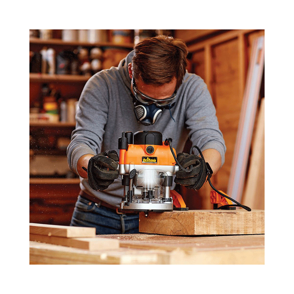 Défonceuse de précision bi mode 2400 W TRA001 Triton 330165