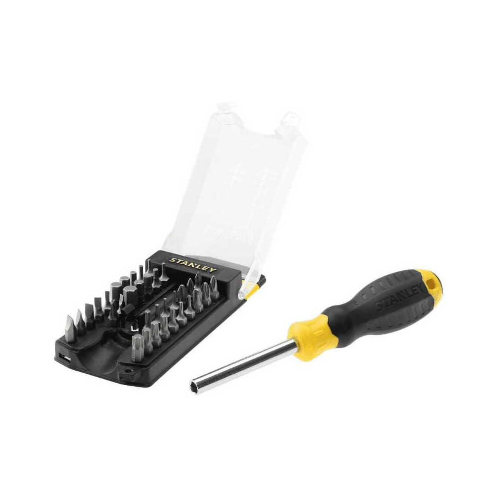Coffret tournevis à cliquet + 34 embouts Stanley STHT0-70885