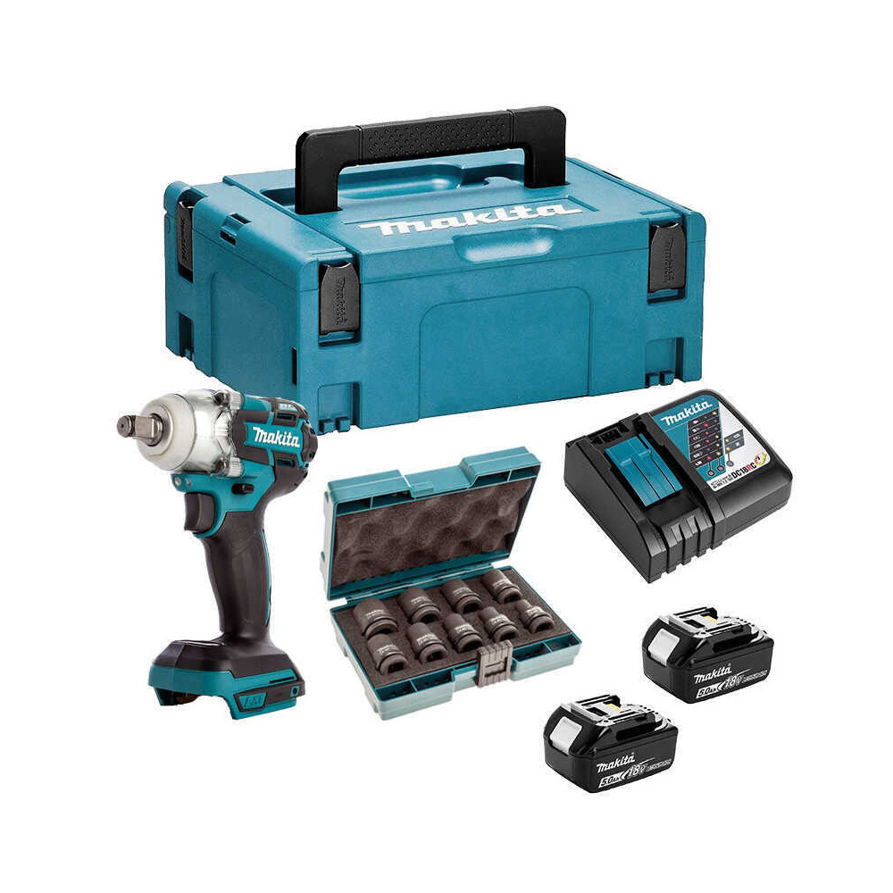 Boulonneuse à chocs Makita DTW285RTJX 18 V 280 Nm