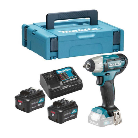 Boulonneuse Makita TW140DSMJ 12V CXT 4 Ah