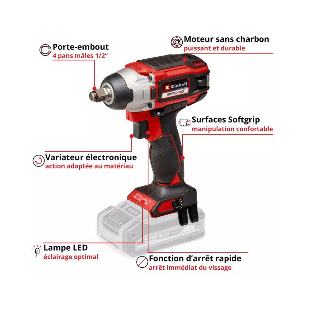 Boulonneuse Einhell IMPAXXO 18/230 230 Nm