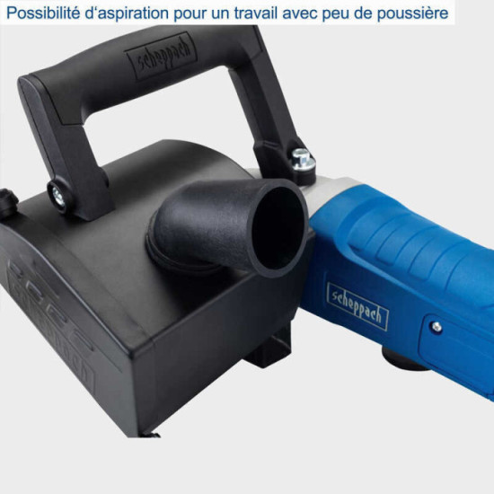 Ponceuse à satiner universelle MRS1300 Scheppach 5903819901