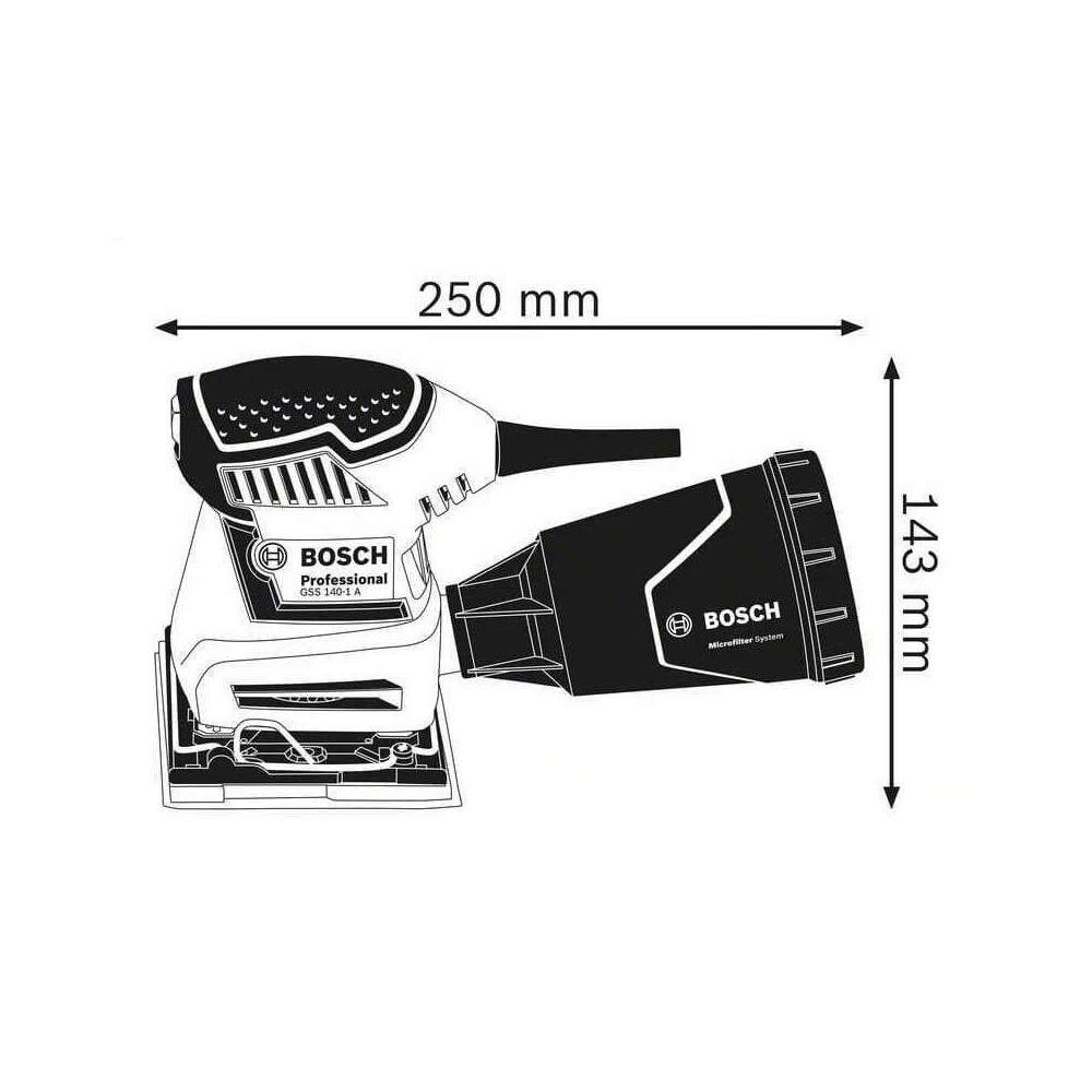 Ponceuse vibrante Bosch GSS140-1A(06012A2100)