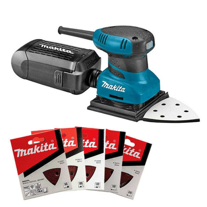 Ponceuse vibrante Makita BO4565_ABRASIFS + 50 abrasifs