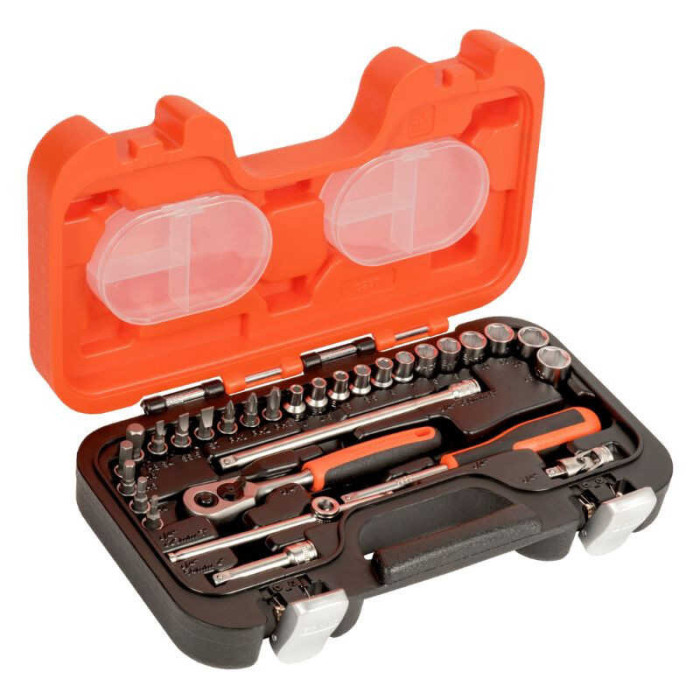 Coffret douilles Bahco S290 29 outils 1/4