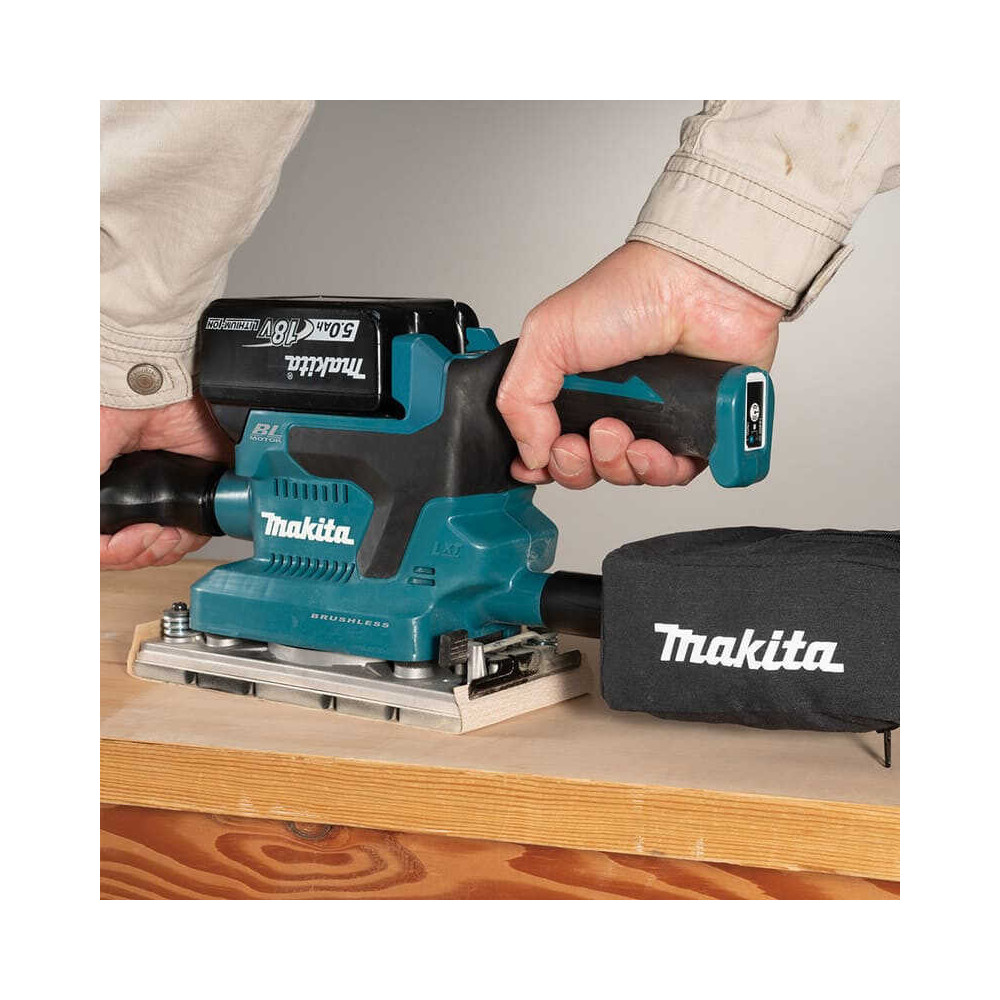 Ponceuse vibrante Makita DBO381ZU 18V LXT machine nue