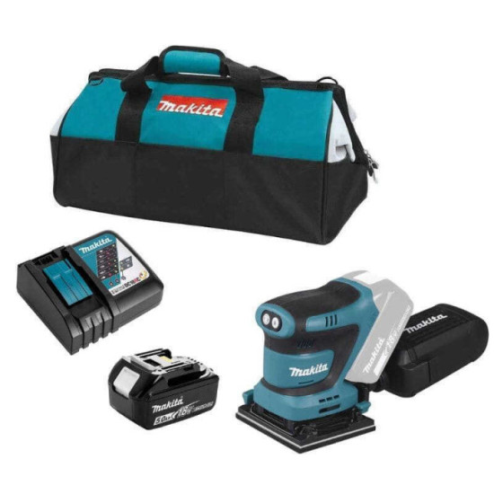 Ponceuse vibrante sans fil Makita DBO480RTX1