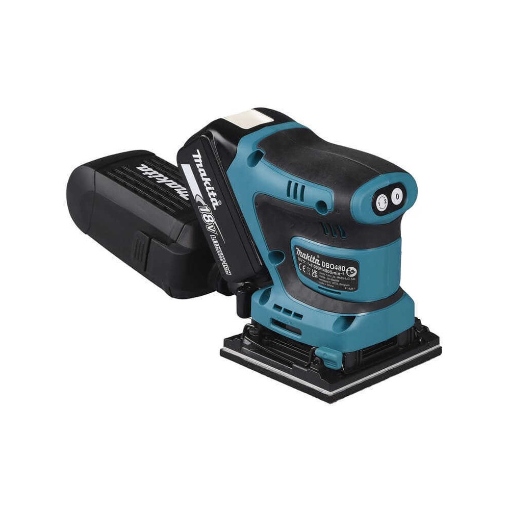 Ponceuse vibrante sans fil Makita DBO480RTX1