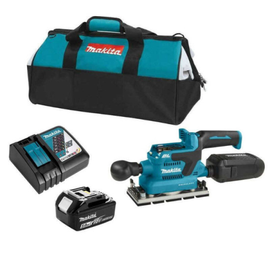 Ponceuse vibrante Makita DBO380RT 18V brushless 5,0 Ah
