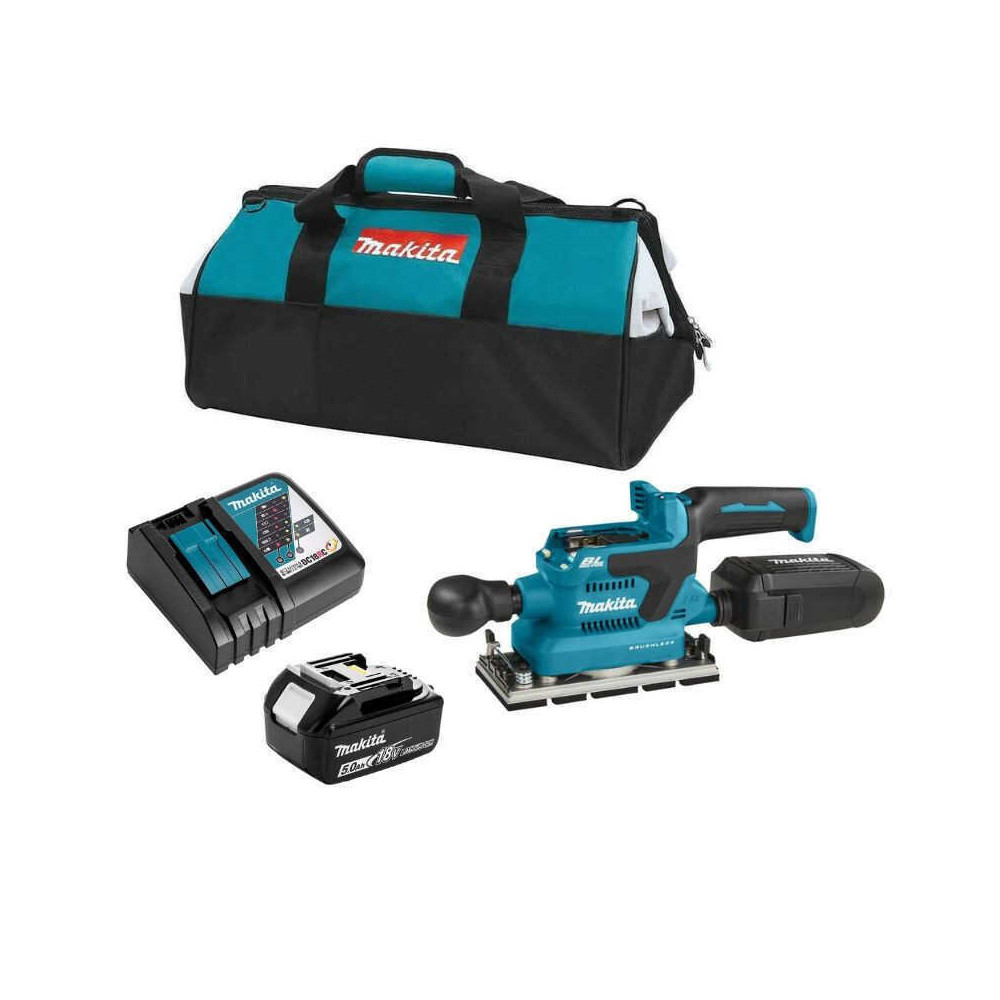 Ponceuse vibrante Makita DBO380RT 18V brushless 5,0 Ah