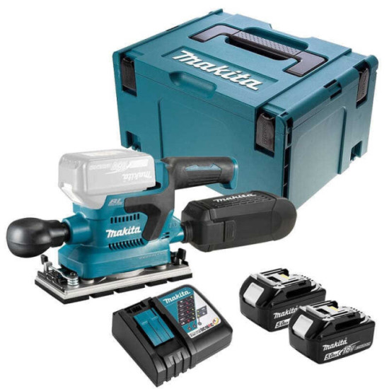 Ponceuse vibrante Makita DBO380RTJ 18V 2 x 5,0 Ah