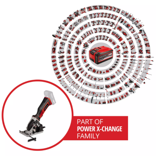 Mini scie circulaire Einhell TE-CS 18/89 Li 18V 89 mm