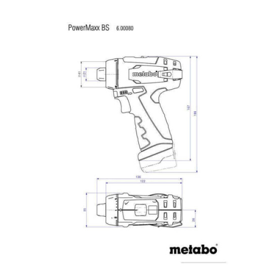Perceuse visseuse Metabo PowerMaxx BS Basic