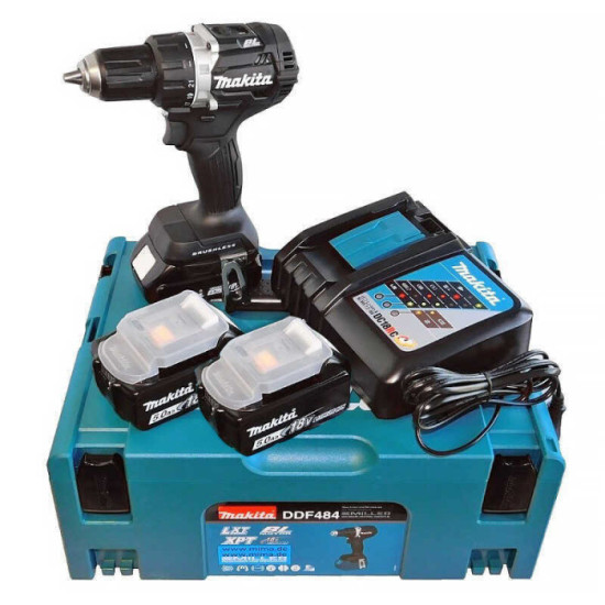 Perceuse visseuse Makita DDF484TB3J 18V 3x5,0Ah