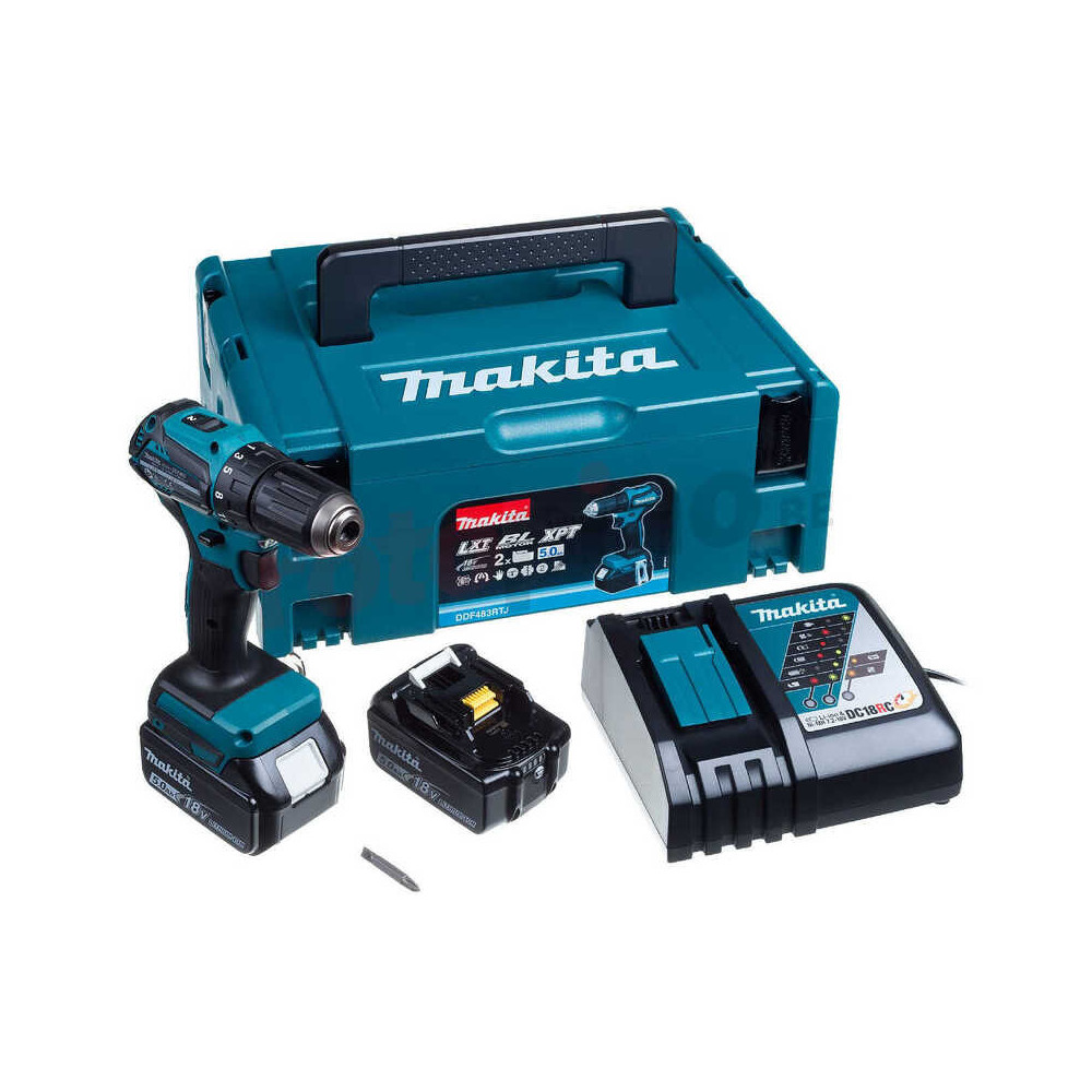 Perceuse-visseuse Makita DDF483RTJ 18V LXT