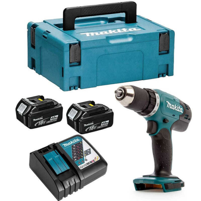 Perceuse visseuse Makita DDF453RMJ 2x4,0 Ah