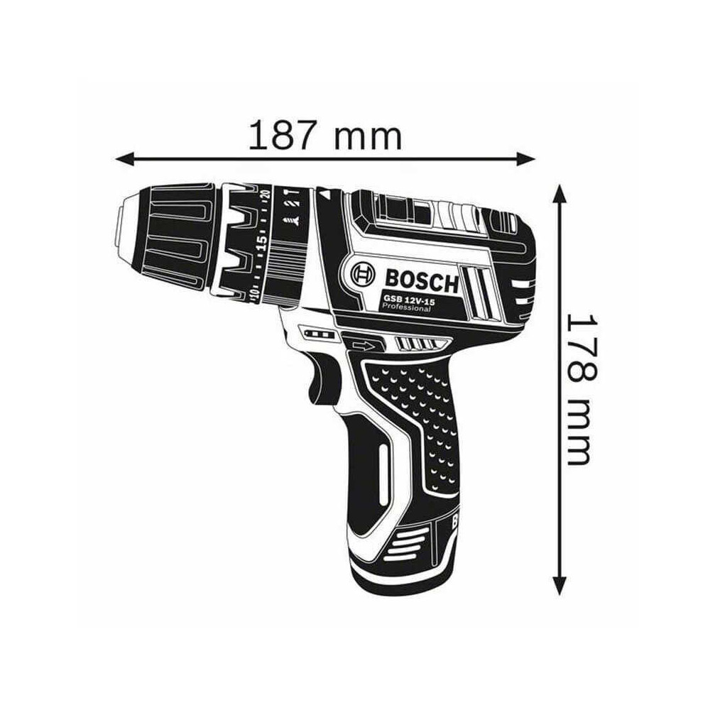 GSB 12V-15 Perceuse-visseuse Bosch 06019B6901