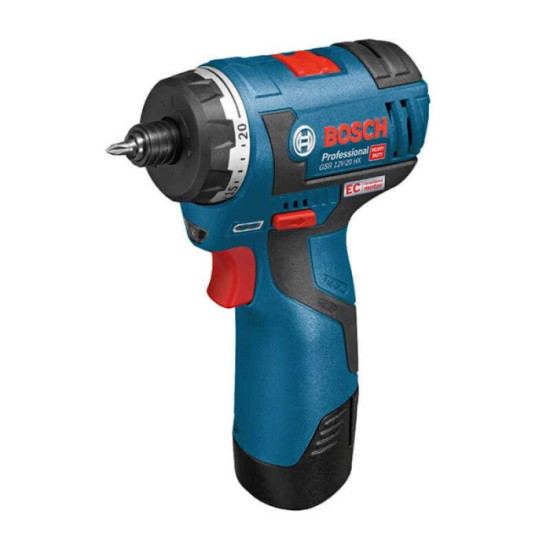 Perceuse-visseuse Bosch GSR12V-20(2x3.0Ah) 12V