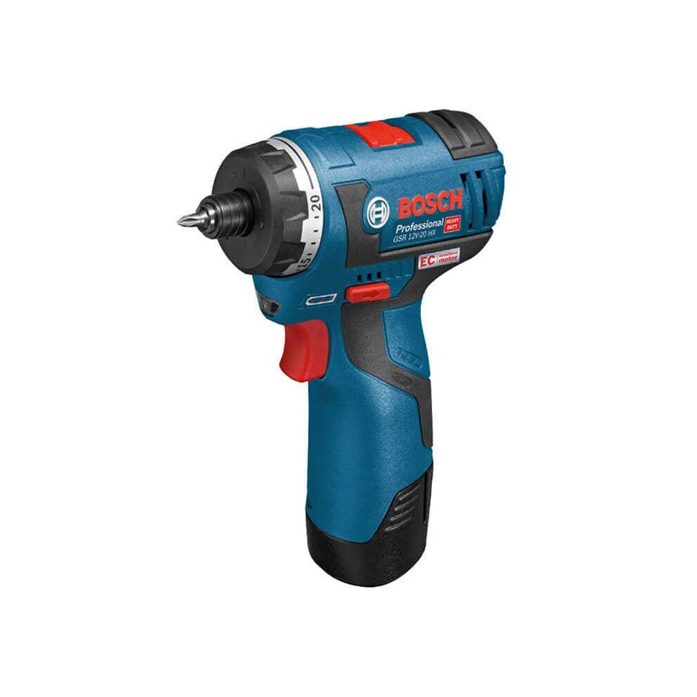 Perceuse-visseuse Bosch GSR12V-20(2x3.0Ah) 12V