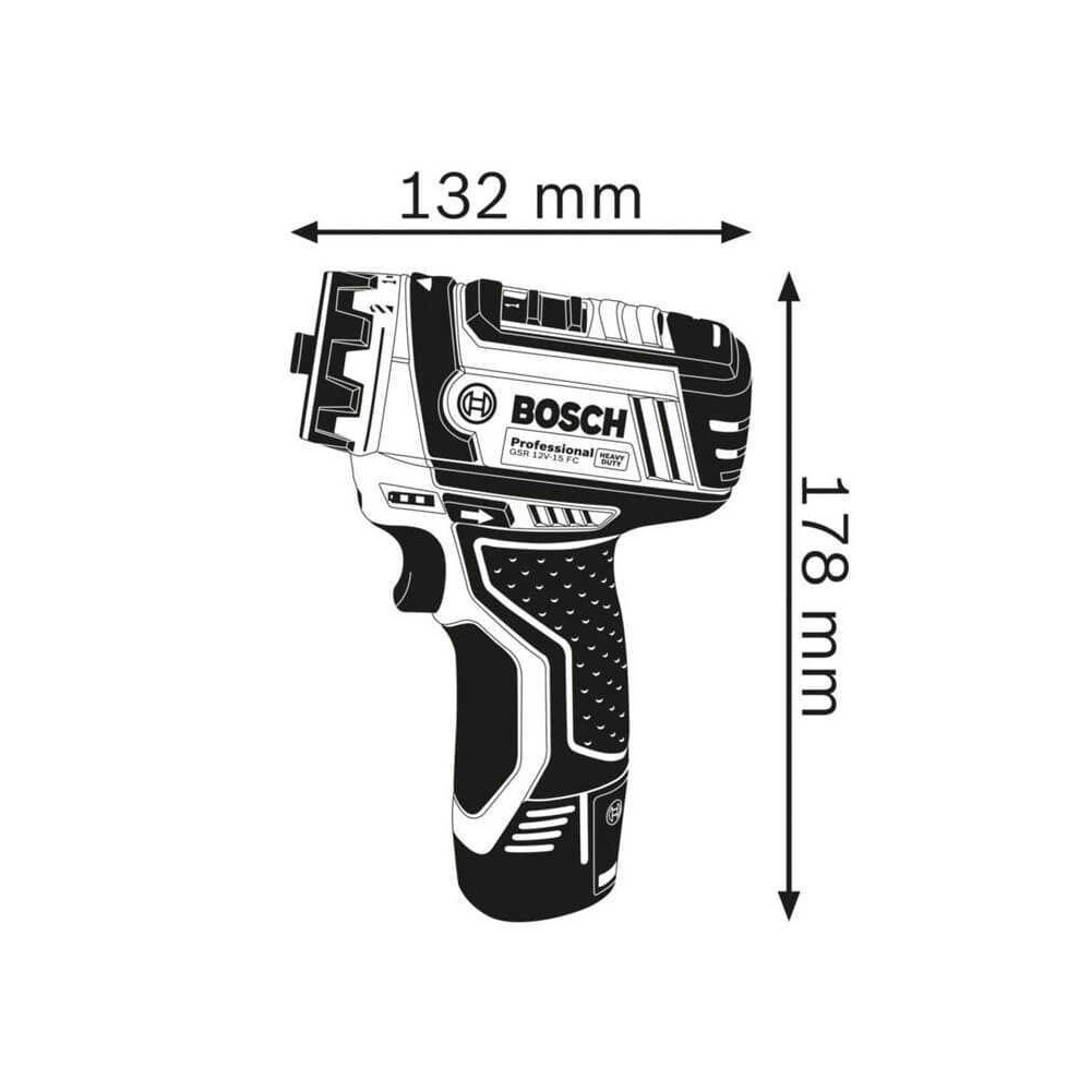 Perceuse visseuse Bosch GSR 12V-15 FC 06019F6001