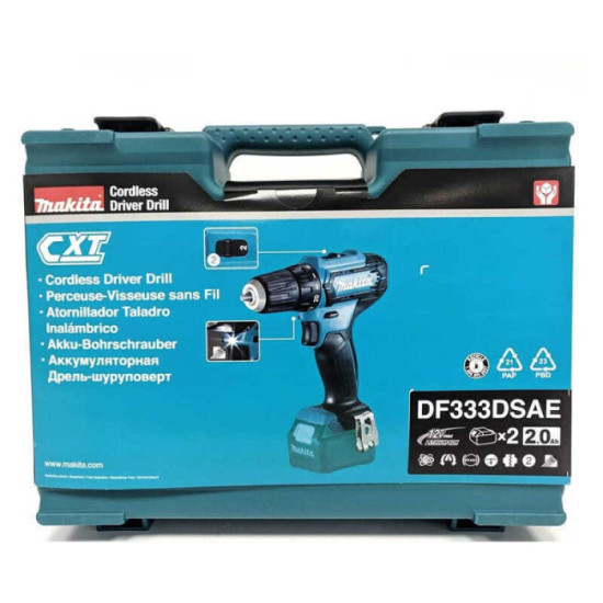 Perceuse visseuse Makita DF333DSAE 2x2,0 Ah