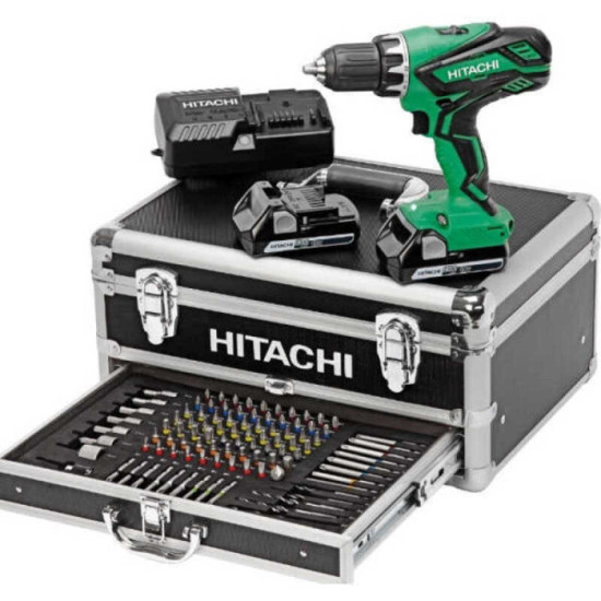 Perceuse visseuse sans fil HiKOKI KC18DJLF 100 accessoires